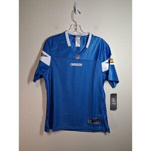 NWT NFL Pro Line Los Angeles Chargers Jersey Blank Women's Size Medium Blue